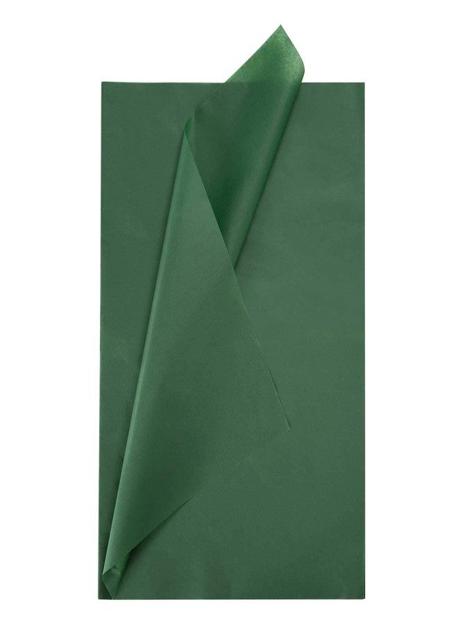 WOPARTY Dark Green Tissue Paper 20 x 28 Inch (10 Sheets) for Gifts Bags, DIY Craft Supplies,Party Favors Goody Bags and More - Image 1